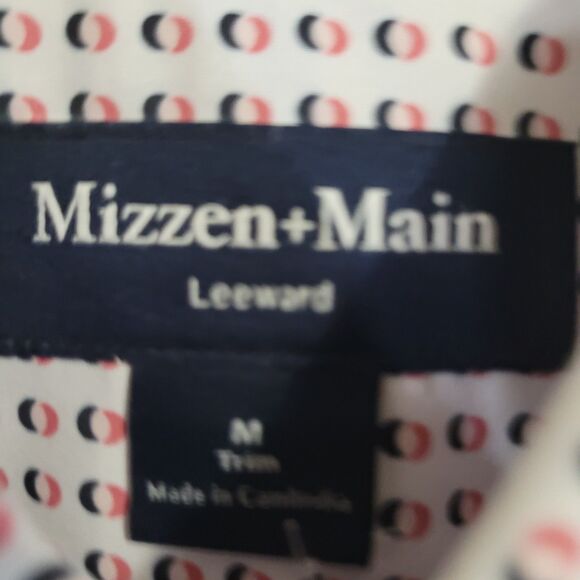 NWOT Mizzen Main Leeward Shirt Mens M  Performance Stretch Moisture-Wicking - Picture 10 of 13